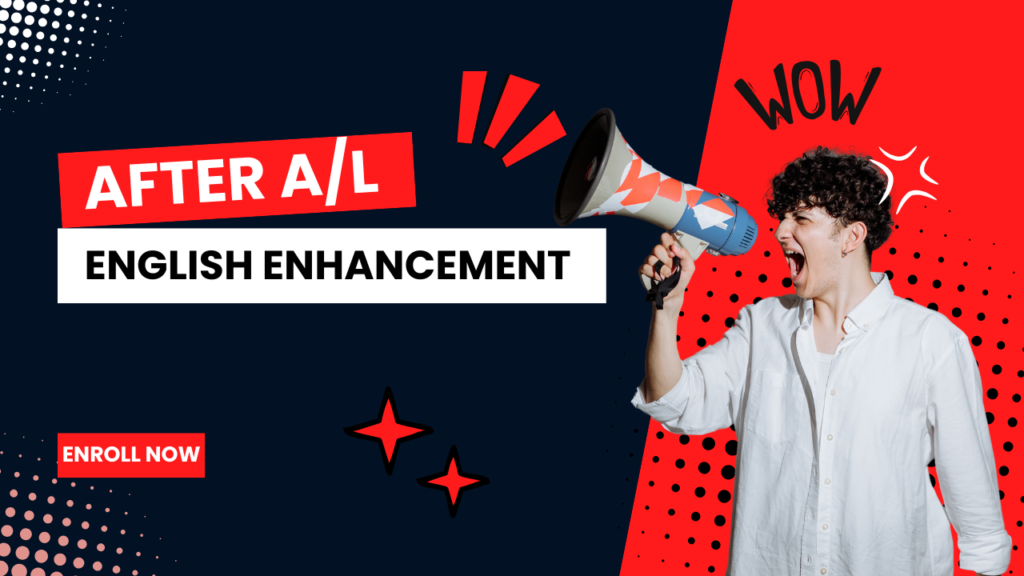 English Enhancement Programme for After A/L Students – SpeakCraft ...